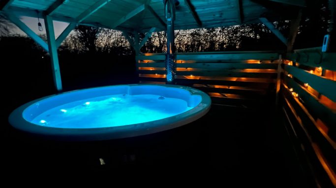 Hot Tub at Night Hot Tub at Night
